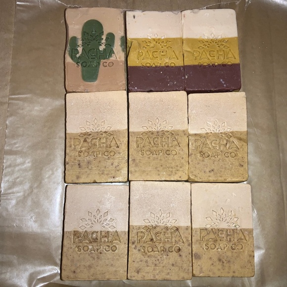 9 bars soap Pacha Soap Co. hand crafted scented made in US New - Picture 1 of 4